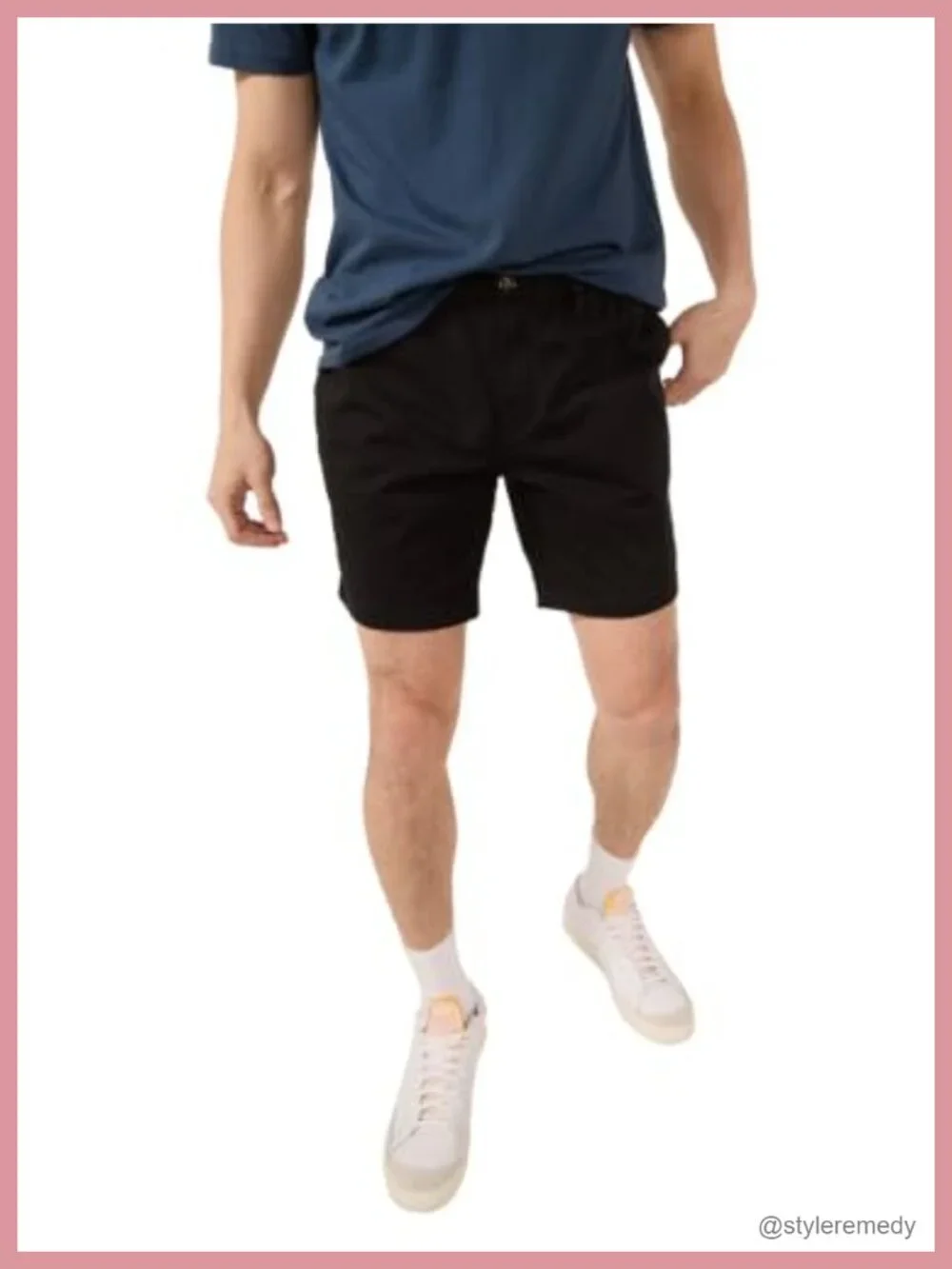 Chino Shorts Men 7 Inch Stretch Casual Flat Front Golf